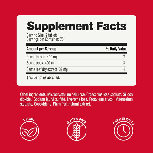 Prunelax Ciruelax Regular Strength Laxative Tablets - Natural-Ingredient Based for Occasional Constipation, 150ct