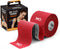 OK TAPE Kinesiology Tape, 10 inches Precut, 20 Strips, Cotton Elastic Athletic Tape, Latex Free, Red