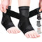 JIUFENTIAN Ankle Brace for Women an Men Adjustable Compression Sleeve (Pair)-Ankle Support