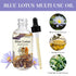 NP NATURES PHILOSOPHY Blue Lotus Multi-Use Oil, Organic Essential Oil for Face, Body, Hair - 2 Fl Oz