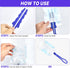 60Pcs Electrostatic Fluffy Duster Refills for Cleaning, Disposable Replacement Refills with 2 Handles for Multi-Surface