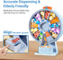 Zoksi Large Pill Organizer, Daily Pill Box for 7 or 14 Days, Wall-Mountable Pill Dispenser for Medicine