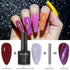 MIZHSE 10ml Universal Rainbow Cat Eye Gel Polish, Laser Holographic 9D Soak Off LED U V Nail Art Varnish with Magnetic