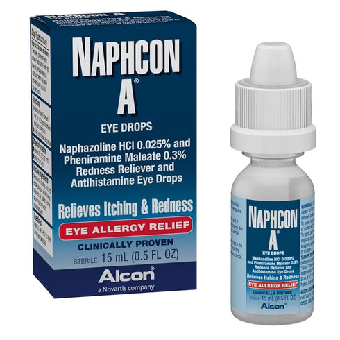 Naphcon A Allergy Eye Relief Eye Drops, 0.5 oz, 1 Ct