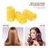 Syhood 12 Pieces Large Snap Hair Rollers, Plastic Hair Curlers with Rat Tail Comb for Hairdressing Styling Tools (6.8 x