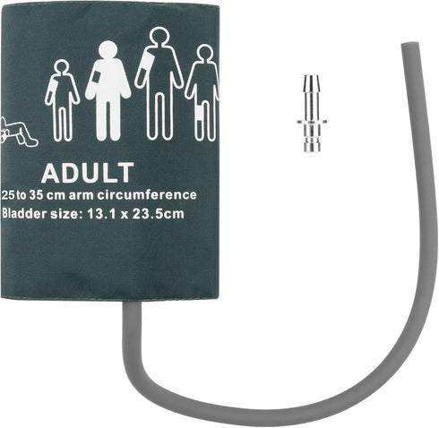 Cosmos Blood Pressure Monitor Replacement Cuff - Metal Air Hose Connector for 25-35 cm Upper Arm Circumference