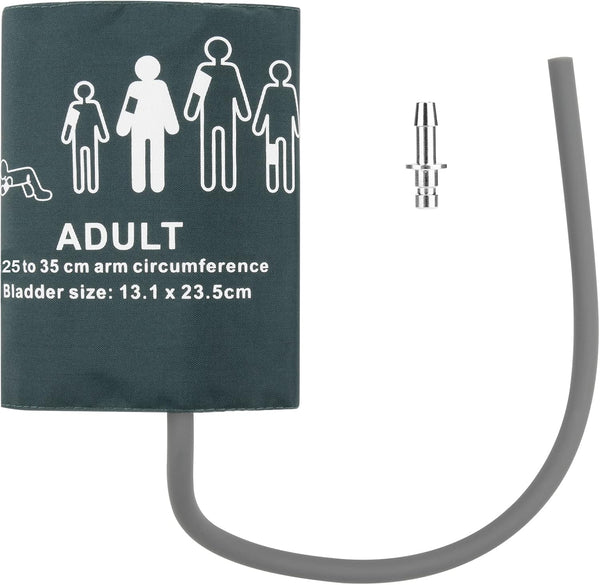 Cosmos Blood Pressure Monitor Replacement Cuff - Metal Air Hose Connector for 25-35 cm Upper Arm Circumference