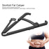Body Fat Caliper, Body Fat Tester Caliper, Body Fat Caliper Made of Black Plastic Unisex Skinfold Caliper Body Fat Meter(#1)