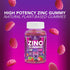 Zinc Gummies for Adults 50 mg, High Absorption Immune Health Support, Vegan, Gluten Free, Mixed Berry Flavor, 120 Count