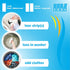 Laundry Detergent Strips, 48 Strips - Fresh Linen Scent - Convenient Alternative to Pods, Liquids, Powders