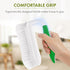 Pack 2 Amazer Scrub Brush for Cleaning Comfort Grip Shower Scrubber Stiff Bristles with Handle Heavy Duty Cleaner Brush