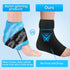 Ankle Ice Pack Wrap for Swelling, Reusable Gel Ice Pack for Injuries, Hot Cold Therapy Sock for Plantar Fasciitis Pain