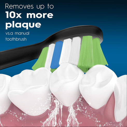 Replacement Toothbrush Heads Compatible with Philips Sonicare ProtectiveClean 4100 5100 5300 6100, 4 Count