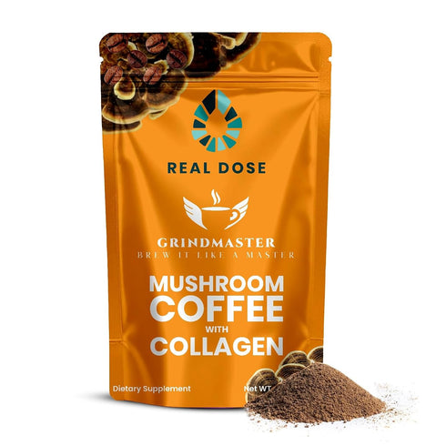Mushroom Coffee - Mental Clarity & Beauty Support - With Collagen Protein