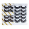 JIMIRE High Volume False Eyelashes - Fluffy 3D Lashes Pack of 5 Pairs