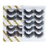 JIMIRE High Volume False Eyelashes - Fluffy 3D Lashes Pack of 5 Pairs