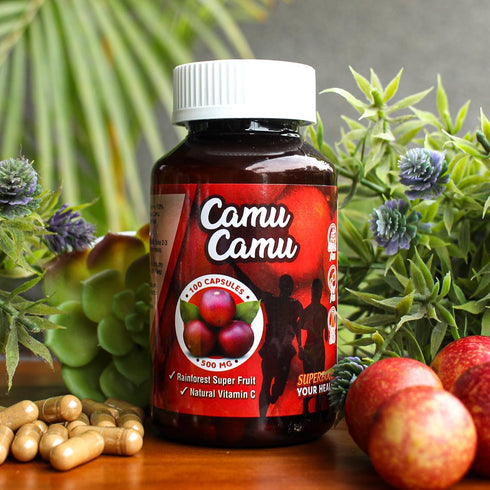 Sikyriah Camu Camu Capsules, 1000mg High Vitamin C Source, Immune System Support Pills, Non-GMO Gluten Free