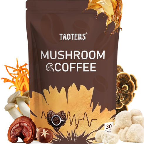 Mushroom Coffee | Enhanced Focus, Boosted Immunity, Improved Energy | 6 Adaptogenic