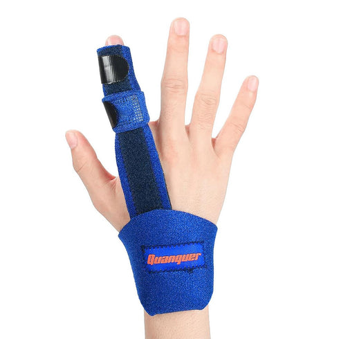Quanquer Finger Extension Splint for Trigger Finger, Mallet Finger, Knuckle Immobilization, Pain Relief