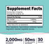 Nutricost Myo Inositol & D-Chiro Inositol for Women 2000mg, 120 Capsules, Myo & 50mg D-Chiro Inositol Per Serving, 30 Servings, Vegetarian Friendly, Non-GMO & Gluten Free