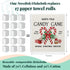 LARTSFRO 4 Pack Christmas Gingerbread Gifts Swedish Dishcloths for Kitchen, Vintage Swedish Dish Cloths for Gingerbread