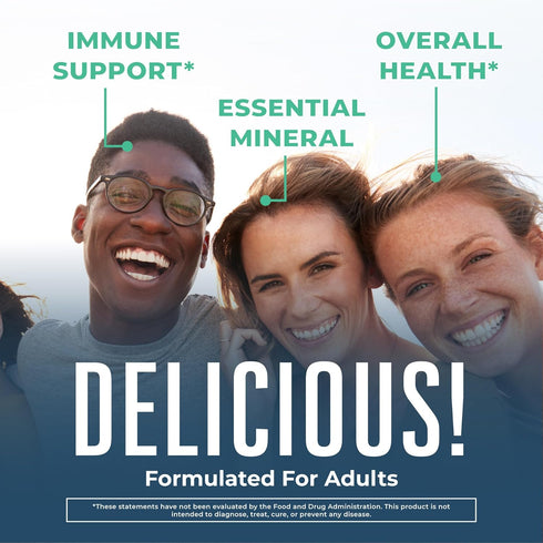 Zinc Gummies by MaryRuth's | Zinc Supplements | Immune Support Supplement | Essential Mineral | Pectin Based | Overall Health & Wellness | Ages 14 & Up | Vegan | Non GMO | 30 Servings