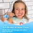 Papablic Toddler Sonic Electric Toothbrush for Ages 1-3, Cute Penguin Cover, Smart LED Timer, 2 Brush Heads