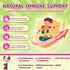 Kids Probiotic Chewable, 5 Billion CFUs + Prebiotics for Ages 3+, Natural Strawberry Flavor, 75 Servings