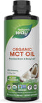 Nature's Way Organic MCT Oil, 16 Fl Oz, Brain and Body Fuel from Coconuts