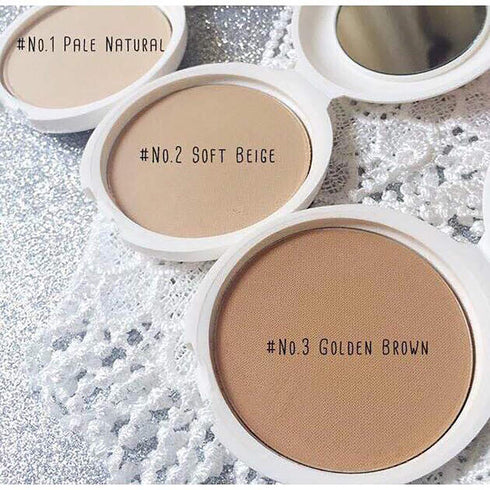 Super Oil Control Face Compact Foundation Powder, Loose Translucent Perfect Skin Smooth Radiance, Oil-free Pressed Soft