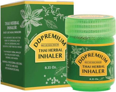 Herbal Inhaler with Menthol & Essential Oil - Natural Thai Inhaler for Enhanced Breathing, Pack of 3