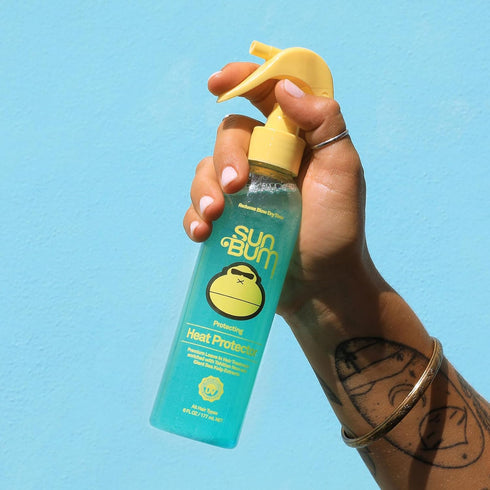Sun Bum Heat Protector Spray, Vegan & Cruelty Free Hair Protecting Spray for All Hair Types, 6 oz