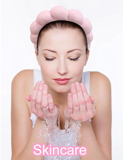 Spa Headband for Washing Face, Towel Fleece Makeup Headband, Soft Absorbent for Women's Beauty and Skin Care
