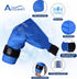 Atsuwell Shoulder Ice Pack - Reusable Gel Ice Wrap for Shoulder Injuries, Pain Relief, Bursitis, Tendonitis, Blue