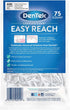 DenTek Complete Clean | Easy Reach Angled Floss Picks, No Break & No Shred Floss, 75 Count in Each (Pack of 5)