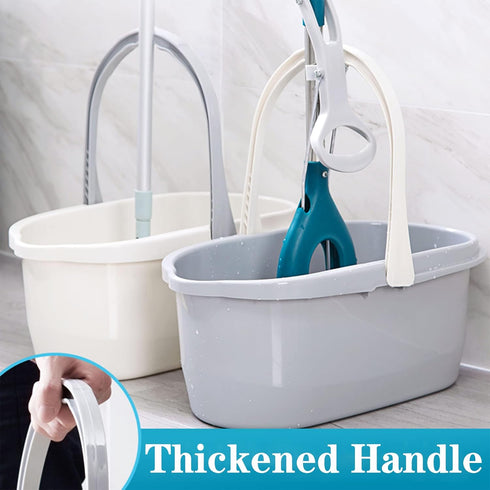 Haundry 4.5 Gallon Cleaning Bucket, Good Grips Household Mop Bucket with Handle, Cleaning Caddy Organizer, Grey
