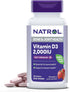 Natrol Fast Dissolve Vitamin D3 2,000 IU - 90 Tablets for Bone and Joint Health
