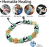 Money Attraction Bracelet - Citrine Crystal Women MenBracelets -Wealth Prosperity Abundance Stone Bead Bracelet