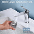 Cordless Water Flosser for Teeth - 300ML Rechargeable Oral Irrigator with 5 Modes for Home Use, Travel Friendly (White)