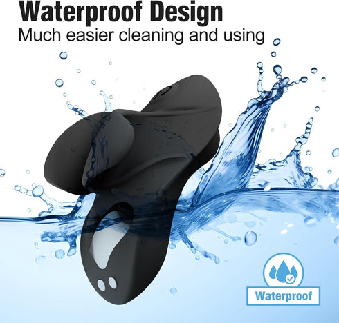 Portable Back Massage Ball, Waterproof & Rechargeable Powerful Multifunctional Finger and Neck Mini Vibration Massager