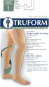 Truform Anti Embolism Stockings, Thigh High, 18 mmHg Compression, Open Toe, Beige, Medium
