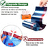 TYBONDER 2.6-6 4 5 Color(80Counts) Small Trash Bags Gallon Thicken Drawstring Trash Bags Gallon Extra Strong Small