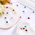 Xinnun 48 Pieces Rhinestone Hair Clips, Spiral Twist Hairpins with Crystal Metal Base for Wedding Bridal Prom Party