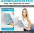 Vive Elbow Ice Pack Wrap, Ultra Cold Gel for Injuries, Reusable Compression for Cold/Hot Therapy