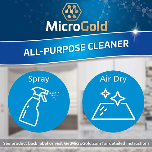 All-Purpose Cleaner Spray, Kills 99.9% of Bacteria and Viruses, Bleach Free, 24 Fluid Ounces, 6 Pack