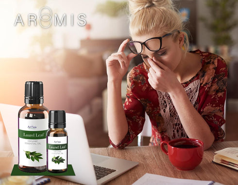 ArOmis Laurel Leaf Essential Oil - 100% Pure & Undiluted for Aromatherapy & Diffusers, 30ml (1 Fl oz)