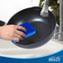 HOMEXCEL 24pcs Kitchen Sponges, Non-Scratch Dual Sided Dish Sponges Safe for Non-Stick Cookware, Household Cleaning