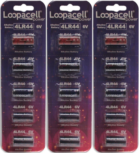 15 Alkaline Battery 6V A544 4LR44 PX28A