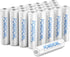 POWEROWL 24 Pack AAA Rechargeable Batteries, 1000mAh 1.2V NiMH, High Capacity, Low Self Discharge