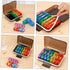 LOEFLIFA Weekly Pill Organizer Case Portable Wear-Resistant Medicine Holder Small Travel Container with Colorful Lid